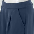thumbnail image 6 of Tanghaowl Short Sets for Women, Women Summer Casual Shorts Suit Two Piece Outfit Pure Color Comfortable Set Daily Wear with Sneakers Blue1 XL, 6 of 8
