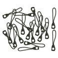 thumbnail image 1 of Almencla 50x Premium zipper tag pulls Nylon Cord Zipper Extension for Luggage Purses Black, 1 of 8