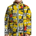 thumbnail image 2 of The Simpsons Boys Bart Graphic Zip-Up Puffer Jacket, Sizes 6-18, 2 of 5