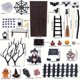 thumbnail image 3 of Seyotauo Halloween Mini Resin Figurines for Crafts, Miniature Skull Ghost Pumpkin Figures to Hide Tiny Village Collections Bulk for Holiday Party Favor Table Indoor Garden Dollhouse Decorations, 3 of 6