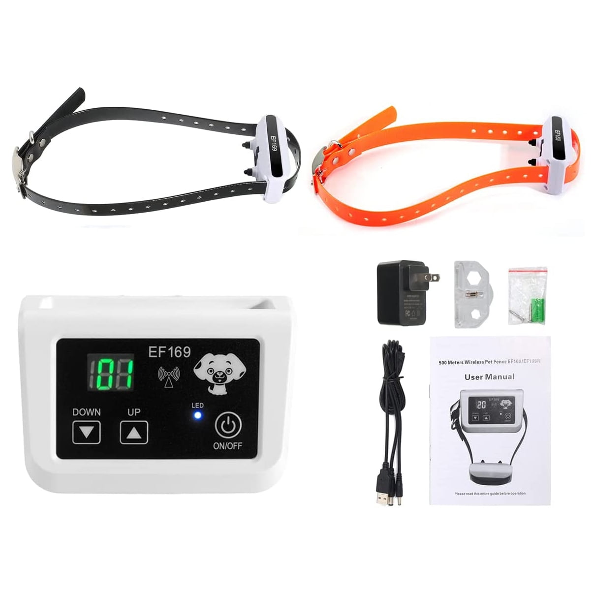 iMeshbean Wireless Dog Fence, Electric Fence System for Stubborn Dog