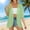 Green women summer cover up a1, variant on Women Summer Short Sleeve Flowy Cover Up Solid Boho Beach Vacation Cardigan Pullover Tops Casual Loose Cover Ups, White 2XL