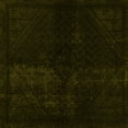 thumbnail image 1 of Ahgly Company Indoor Square Abstract Yellow Modern Area Rugs, 8' Square, 1 of 4