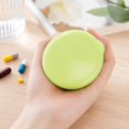 thumbnail image 4 of Pill Organizer Round Light Green Plastic 7 Compartment Daily Use for Travel and Purse, 4 of 7