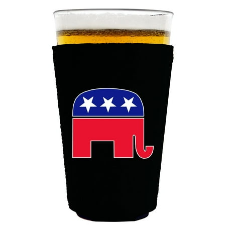 

Republican Party Elephant Logo Pint Glass Coolie