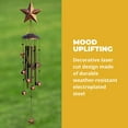 thumbnail image 4 of Dawhud Direct | Vp Home Rustic Stars Outdoor Garden Decor Wind 35 in, 4 of 6