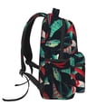 thumbnail image 3 of Zufioo Fishing Lure Print Casual Student Backpack, Adjustable Shoulder Straps Multi-Function Multi-Pocket Sports Bag Travel Backpack, Unisex-One Size, 3 of 5