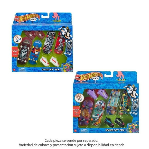 Vehículo de juguete Hot Wheels Multipack de Patinetas + Tenis Sorpresa Varios Modelos 1 pza
