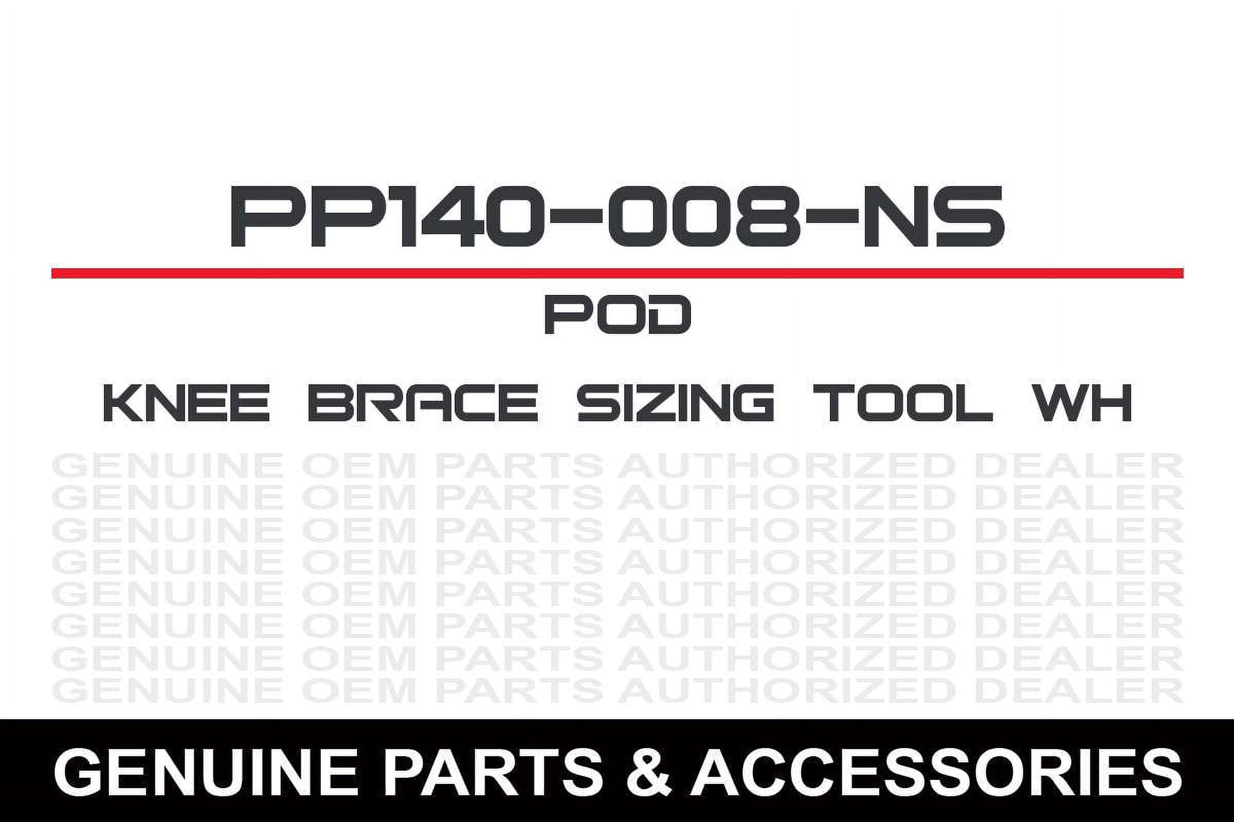 POD Knee Brace Sizing Tool White