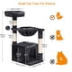 thumbnail image 3 of Hamaca tipo cesta para condominios Cat Tree Tower HOOBRO, pequeña y lujosa, 3 of 9