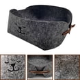 thumbnail image 4 of Hongchun Boîte de Rangement en Feutre Panier de Rangement Pliant Ensemble de 2 Pcs, 4 of 5