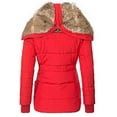 thumbnail image 3 of Winter Women Wool Warm Jacket Hooded Zipper Coat Outwear, 3 of 5