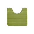 thumbnail image 3 of KOYPTL Memory Foam Toilet Rugs U Shaped 24x16 Super Soft Absorbent Contour Bath Rugs Quick Dry Machine Washable Toilet Mat Bathmat Floor Carpet Bathroom Home Decor Accessories Green, 3 of 8
