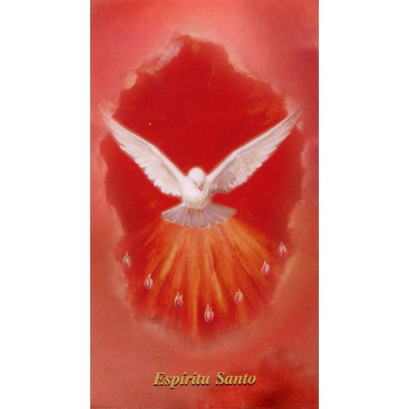Ven, Espiritu Santo N holy card - laminated - Pack of 25