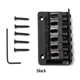 thumbnail image 4 of Sonducket Puente rígido de guitarra con tornillos y llave para adultos que aprenden pieza de repuesto Vintage dorado 73mm sillín pieza trasera bajo Accesorios para instrumentos musicales Negro Sonducket OD026104-02, 4 of 6