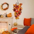thumbnail image 5 of Wedding Fireplace Mantel Wall Hanging Maple-Leaf Garlands Artificial Fall Vine Garland for Halloween Thanksgiving Christmas Decor, 5 of 6