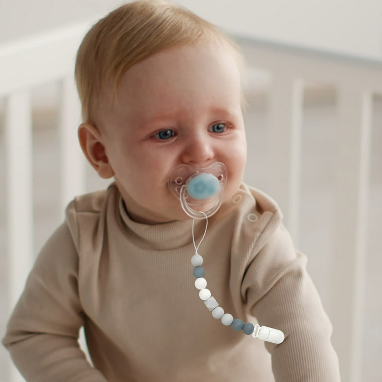 Apmemiss Clearance Pacifier Clips, Silicone Pacifier Holder with