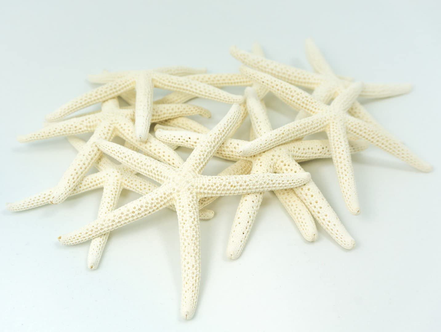 Starfish Decor - 3-4 Inch Star Fish (18) Pack - Starfish for Crafts - White  Starfish Wall Décor - Beach Wedding Starfish - Beach Starfish Décor - Star