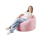 thumbnail image 1 of VEVOR Sillón puff redondo de 3 pies con funda extraíble y terciopelo holandes rosa, 1 of 9