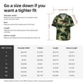 thumbnail image 7 of Easygdp Camouflage Dinosaur Men's Casual Short-sleeved Shirt with Pocket and Button Suitable for Beach Vacation Leisure - 3X-Large, 7 of 7