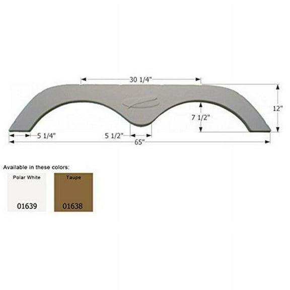 Fender Skirt Tandem R-Vision FS775, Polar White