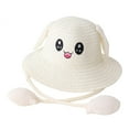 thumbnail image 4 of Gorro de Playa Hugo con Orejas de Conejo Sombrero de Paja para Niños, 4 of 10