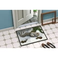 thumbnail image 2 of Carolines Treasures ASA2180JMAT Grey Squirrel Door Mat Indoor Rug or Outdoor Welcome Mat 24x36 Doormat  36"L x 24"W, 2 of 4