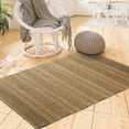 thumbnail image 4 of 8â€™ x 10â€™ Tan and Gray Bohemian Striped Area Rug, 4 of 5