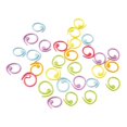 thumbnail image 4 of 60 Uds Marcador de Punto de Tejer Anillos Coloridos Macarena Marcadores de puntada, 4 of 8