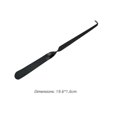 thumbnail image 3 of Cucharón De Vela Cucharones de mecha de acero inoxidable de 19 cm, herramienta de extinción de velas para el hogar (negro), 3 of 4