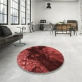 thumbnail image 3 of Ahgly Company Indoor Rectangle Patterned Grapefruit Red Area Rugs, 8' x 10', 3 of 6