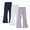 Multicolor5, variant on HAiming Girls 3PCS Flare Legging Casual Sports Trousers Soft Comfy Solid Color Yoga Hiking Athletic Pants