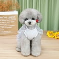 thumbnail image 6 of Pet Dress Super Thin Breathable Pullover Dog Wedding Lace Dress Puppy Costume, 6 of 8