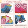 thumbnail image 4 of FORMRS Kids Short Sleeve Top and Pants Pajama Set Unisex Satin 2-Piece Sleepwear, Sizes 5-6Y, Stripes Pattern, 4 of 8