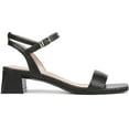 thumbnail image 2 of Naturalizer Women's Hana Strappy Dress Sandal Black Leather 10W, 2 of 5