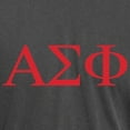 thumbnail image 3 of CafePress - Alpha Sigma Phi Greek Letters Cardinal T Shirt - Mens Comfort Colors Shirt, 3 of 5