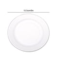 thumbnail image 1 of 10 Pieces Paper Round Plates Camping Birthday Patios Yard Meat Dinnerware Set Stackable Hiking Backpacking Tableware Campers Accessories 6 Inch, 1 of 9