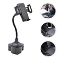 thumbnail image 4 of Phone Holders for Your Car, Car Phone Mount, Car Cup Holder Mount Fit for iPhone 13 12 Pro Max 11 Xs Max R X 8 Plus, Samsung Galaxy S21 S20 S10 and More, Black, 4 of 7