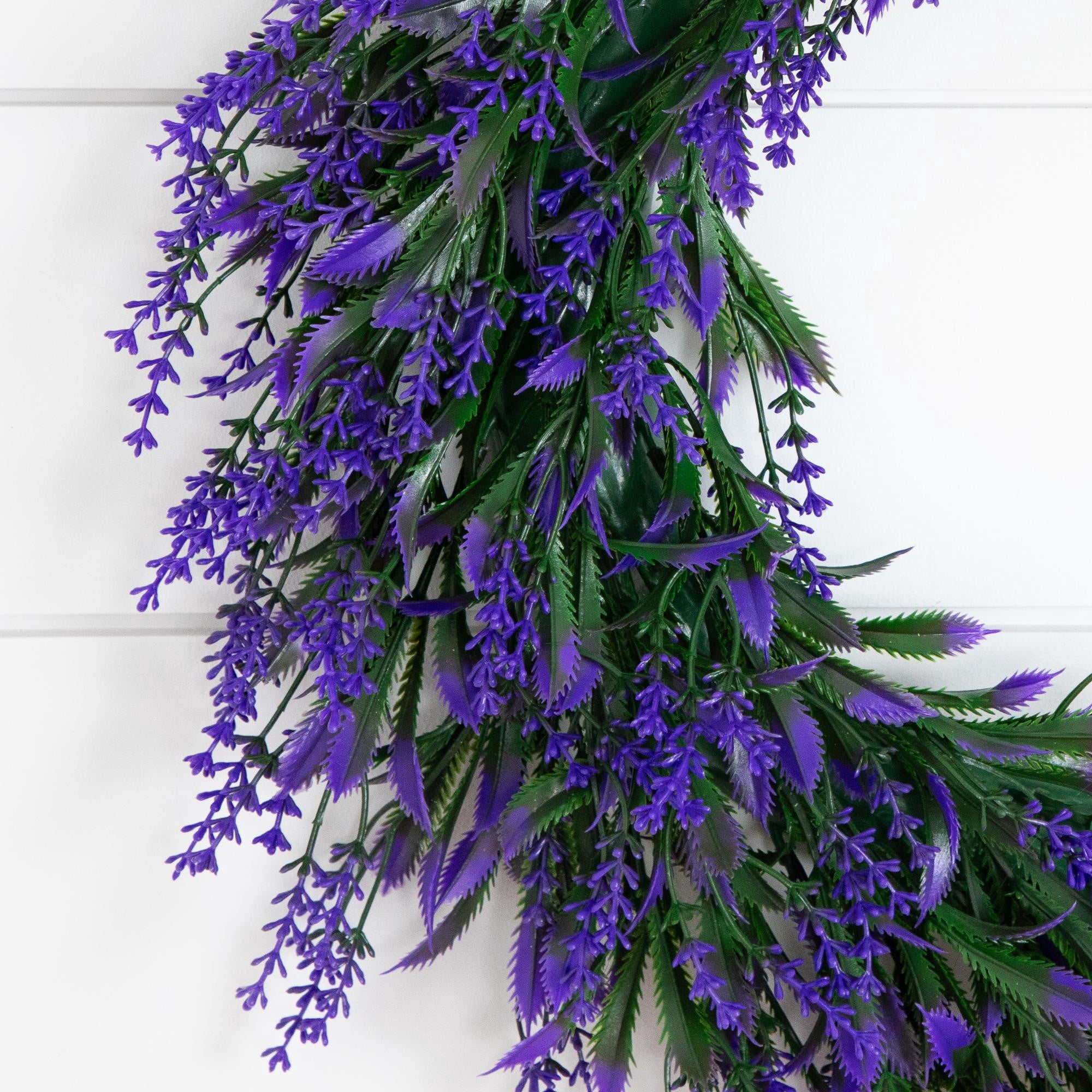 18in. Artificial Lavender Wreath - Set of 2
