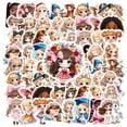 thumbnail image 3 of 35pcs-50pcs Fairy Stickers Stationery Dolls Stickers Kids  PVC Stickers for Laptop Suitcase Phone, 3 of 9