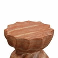 thumbnail image 4 of Turin Red Faux Sandstone Indoor / Outdoor Concrete Stool, 4 of 6