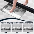thumbnail image 4 of 1pc Deer in Monochrome Landscape Bathroom Rug Bathroom Decor and Qccessories- Durable,Anti Slip,And Quick Drying,Suitable For Indoor/outdoor Use - Perfect For Bathrooms,Bedrooms,Kitchens, 4 of 9