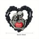 thumbnail image 1 of Romantic Skeleton Lovers Embracing on Black Rose Car Accessories Wreath - Perfect for Valentine's Day, Halloween, and Home Decor, 1 of 4