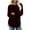 Wine., variant on Akafmk Womens Long Sleeve Maternity Tops,Women's Maternity Solid Color Crew Neck Raglan Sleeves Long Sleeve Asymmetrical Fleece Hem Slit Loose Tshirt Tops