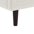 thumbnail image 6 of Rustic Manor Eloisa Linen Upholstered Platform Bed King Size, Cream White, 6 of 8