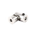 thumbnail image 2 of Conector universal metálico mini tono plateado rotatable 360 grados para avión de control remoto y barco, diámetro interno de 4 mm a 3 mm, 2 of 2