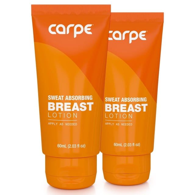 Loción absorbente de sudor Carpe No-Sweat Breast (paquete de 2)