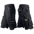 thumbnail image 5 of Shorts for Men Summer Straight Leg Stretch Knee Length Outdoor Hiking Cargo Shorts with Pockets Workwear, 5 of 7