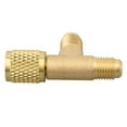 thumbnail image 3 of High Reliability Quick Connect Tee Adapter for R22 R12 R134 with 1/4 SAE, 3 of 9