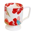 thumbnail image 4 of Taza de café Taza de cerámica Taza de té floral Taza de cerámica Taza de la mañana Taza de café Taza de agua para té Bebida caliente Jugo Café expreso rojo, 4 of 8